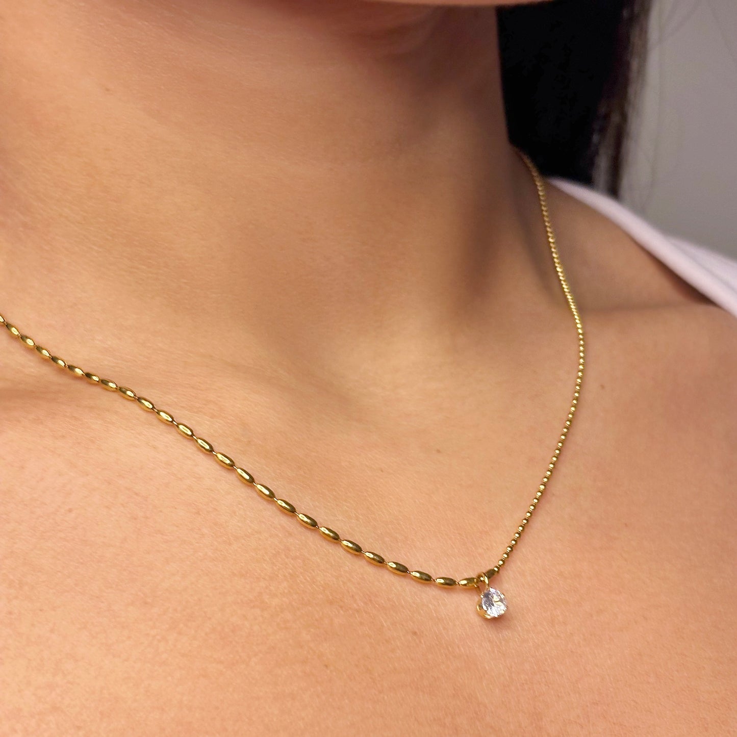 Asymmetrical Pendant Necklace