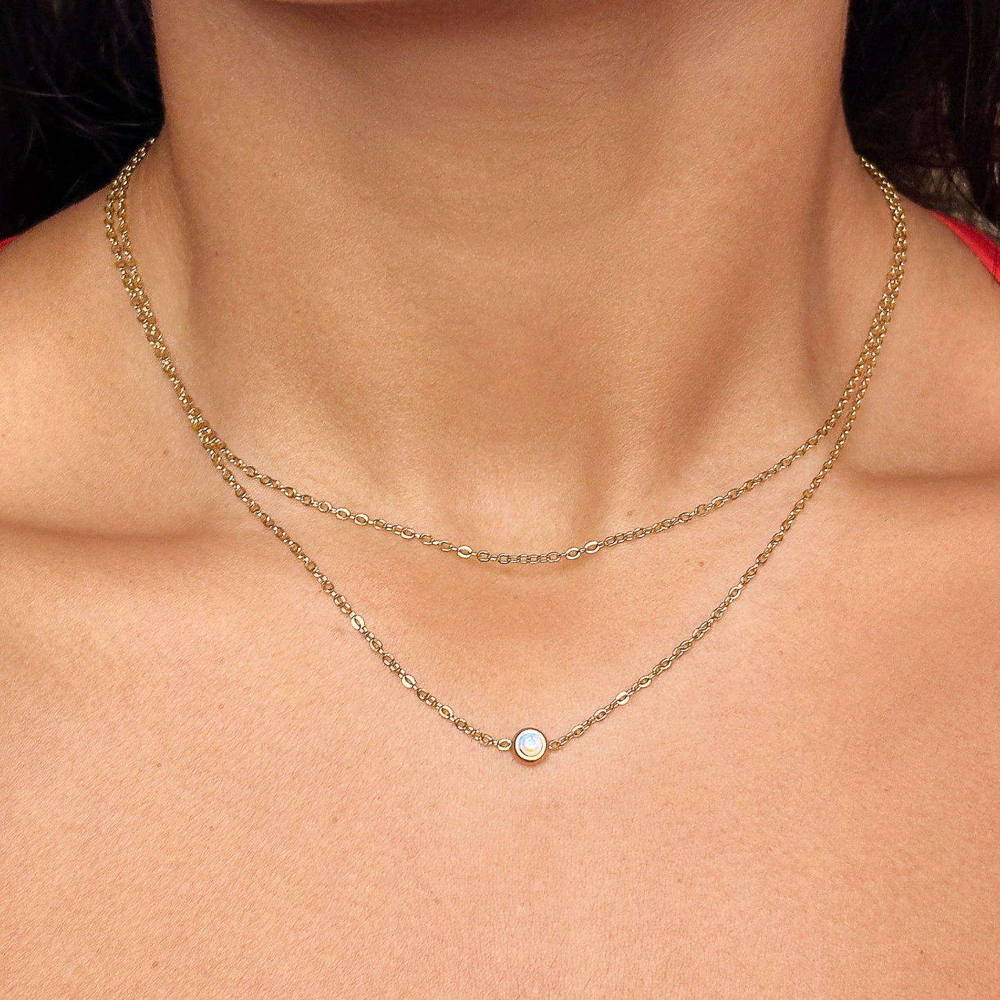 Opal Layered Necklace