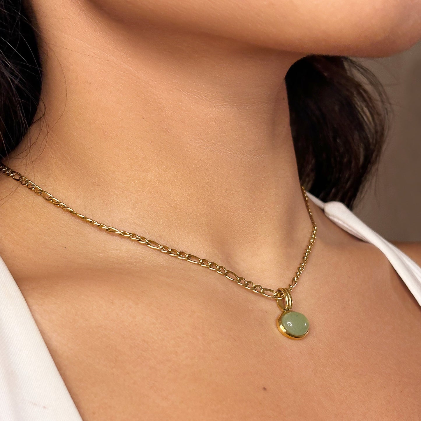 Green Aventurine Pendant Necklace